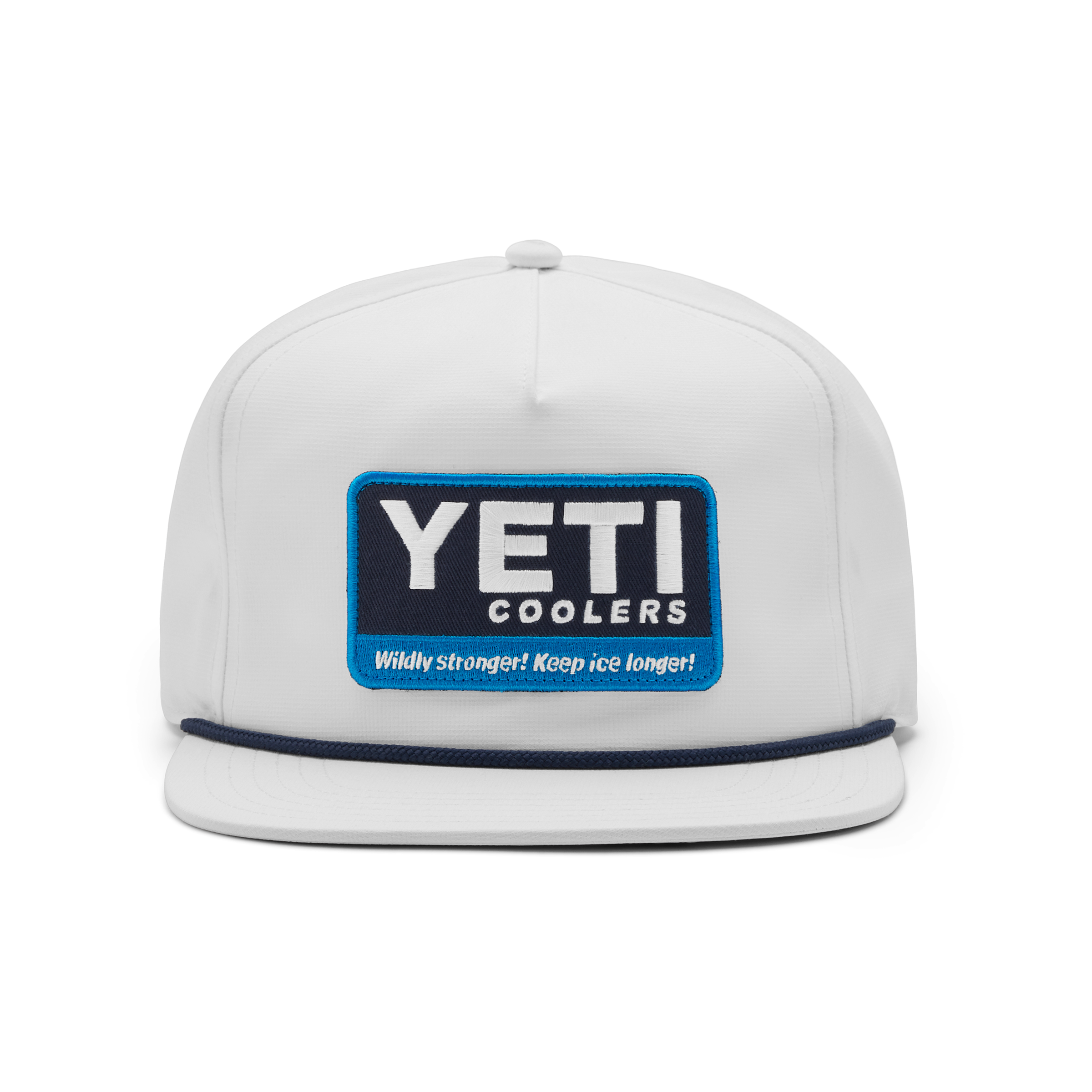 Yeti Coolers® Wildly Stronger Flat Brim Rope Hat White