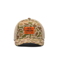 YETI COOLERS Flat Brim Rope Hat Camo Brown