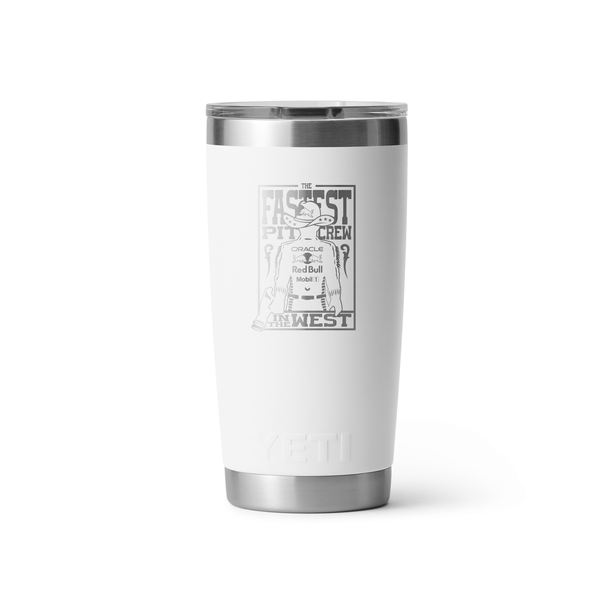 YETI Oracle Red Bull Racing Rambler® 20 oz (591 ml) Tumbler - Fastest Pit Crew